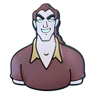 Beauty and the Beast Villian Gaston Croc Charm